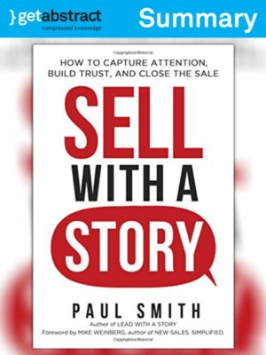 cover image of Sell with a Story (Summary)